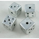 Бусины пластиковые Кубик 8 мм
